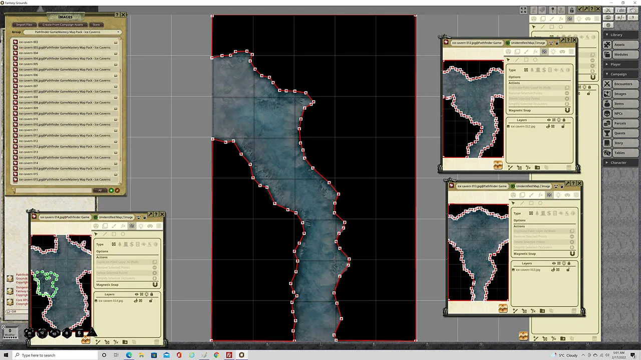 Fantasy Grounds - Pathfinder RPG - GameMastery Map Pack: Ice Cavern Screenshot 1