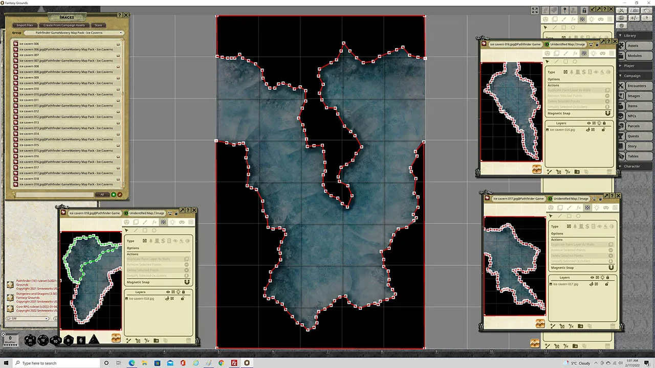 Fantasy Grounds - Pathfinder RPG - GameMastery Map Pack: Ice Cavern Screenshot 4