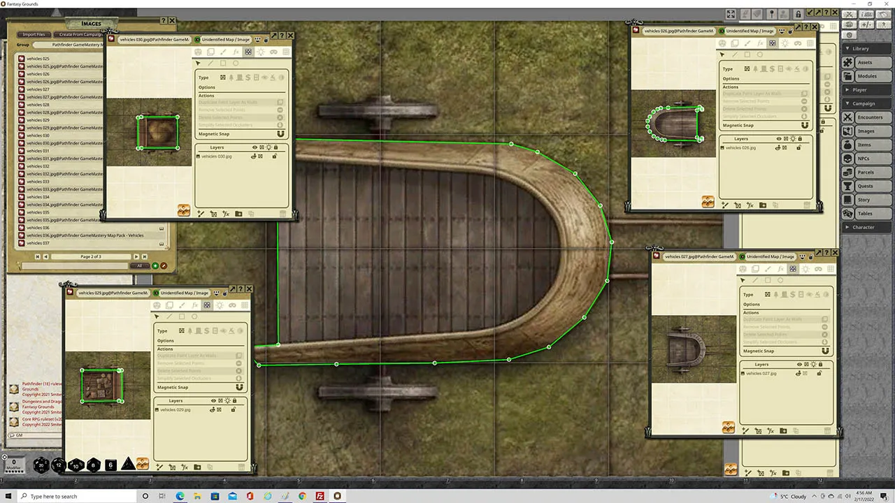 Fantasy Grounds - Pathfinder RPG - GameMastery Map Pack: Vehicles Screenshot 0