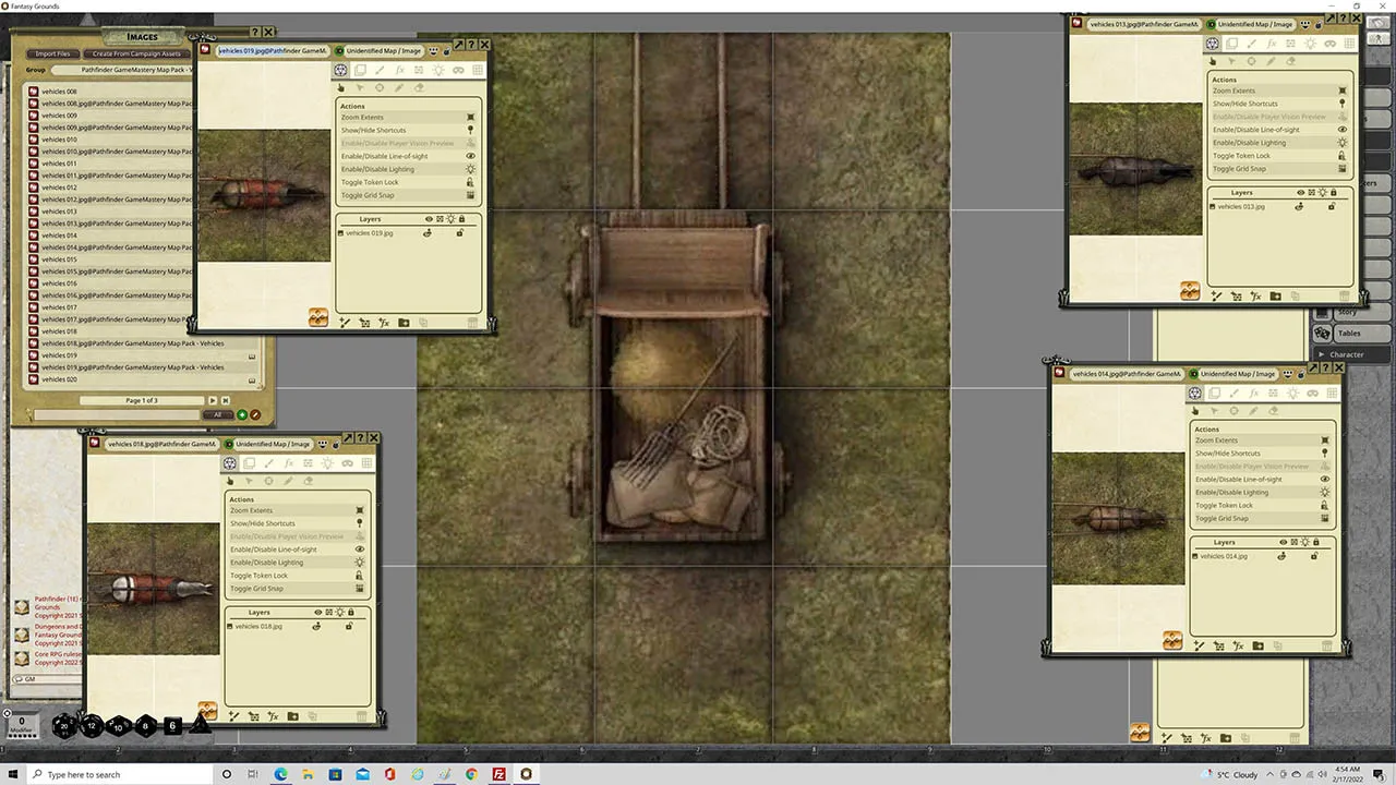 Fantasy Grounds - Pathfinder RPG - GameMastery Map Pack: Vehicles Screenshot 1