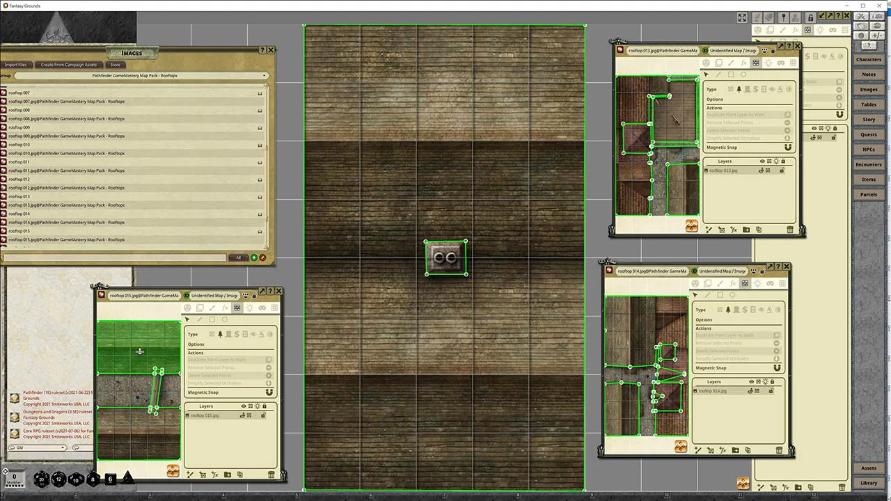 Fantasy Grounds - Pathfinder RPG - GameMastery Map Pack: Rooftops Screenshot 2