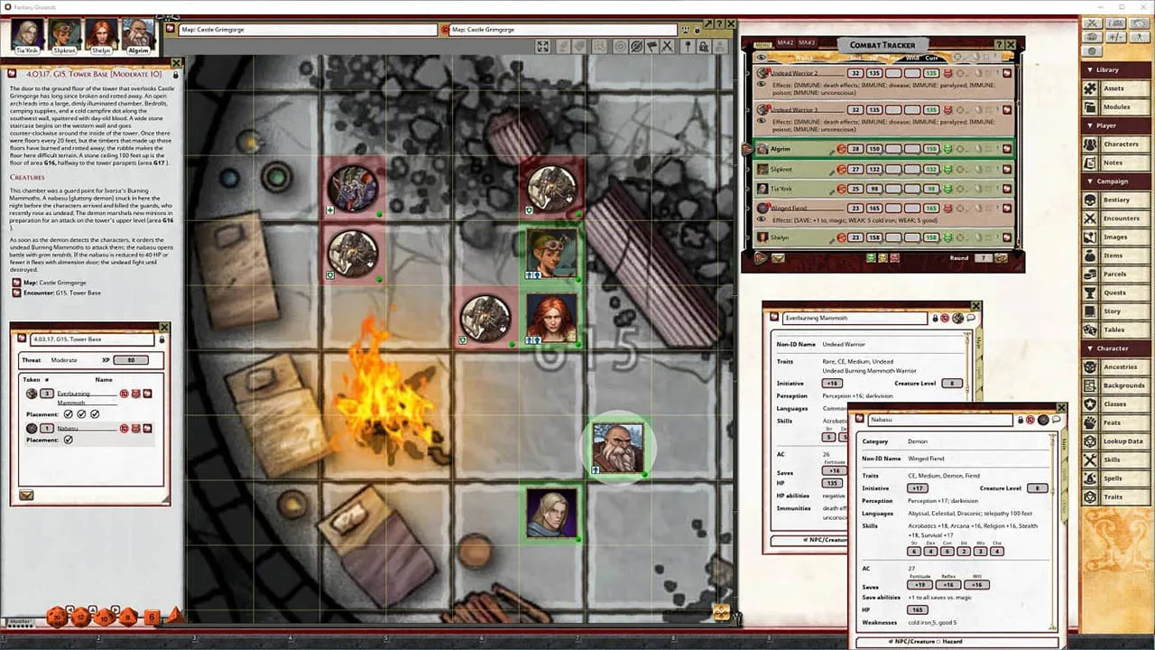 Fantasy Grounds - Pathfinder 2 RPG - Quest for the Frozen Flame AP 3: Burning Tundra Screenshot 5