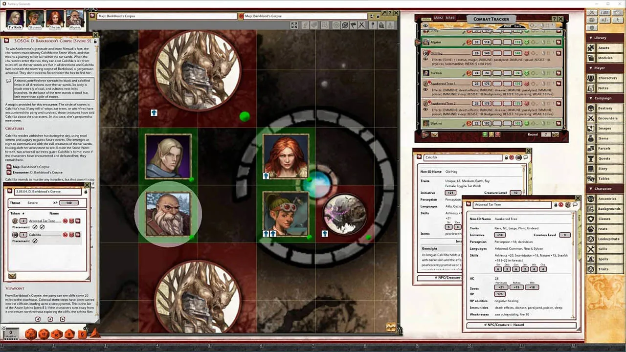 Fantasy Grounds - Pathfinder 2 RPG - Quest for the Frozen Flame AP 3: Burning Tundra Screenshot 6