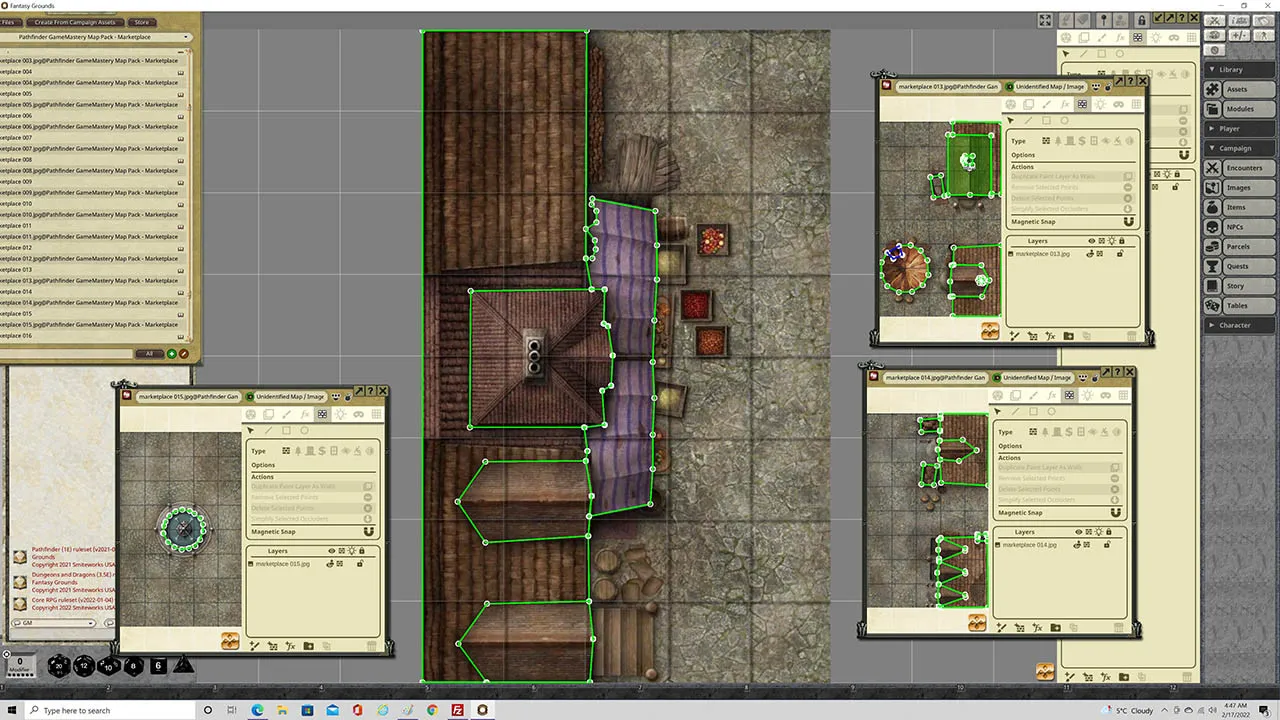 Fantasy Grounds - Pathfinder RPG - GameMastery Map Pack: Marketplace Screenshot 1