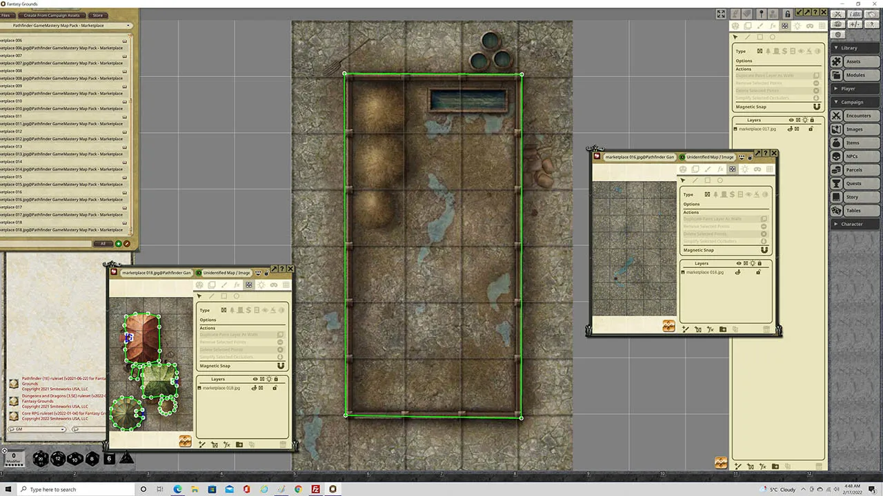 Fantasy Grounds - Pathfinder RPG - GameMastery Map Pack: Marketplace Screenshot 0