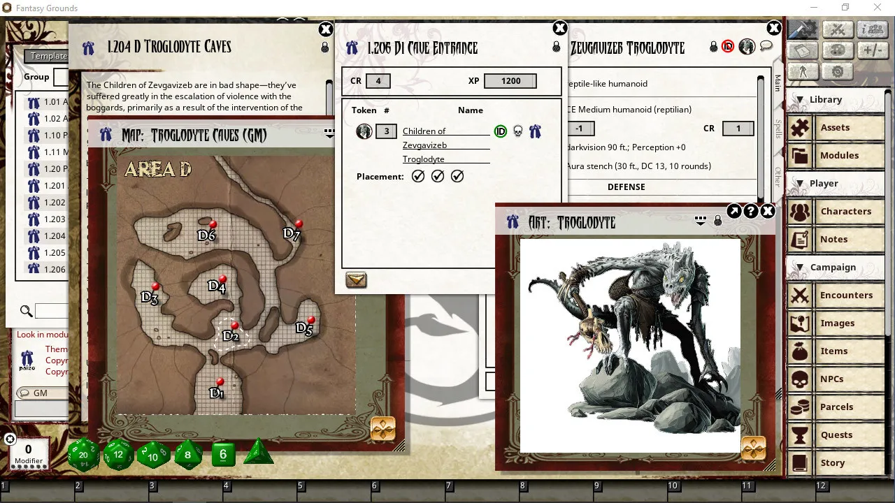 Fantasy Grounds - Pathfinder RPG - Shattered Star AP 2: Curse of the Lady's Light Screenshot 4