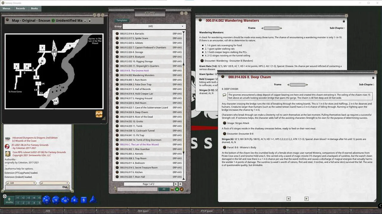Fantasy Grounds - Advanced Adventures #5: The Flaming Footprints of Jilanth Screenshot 1