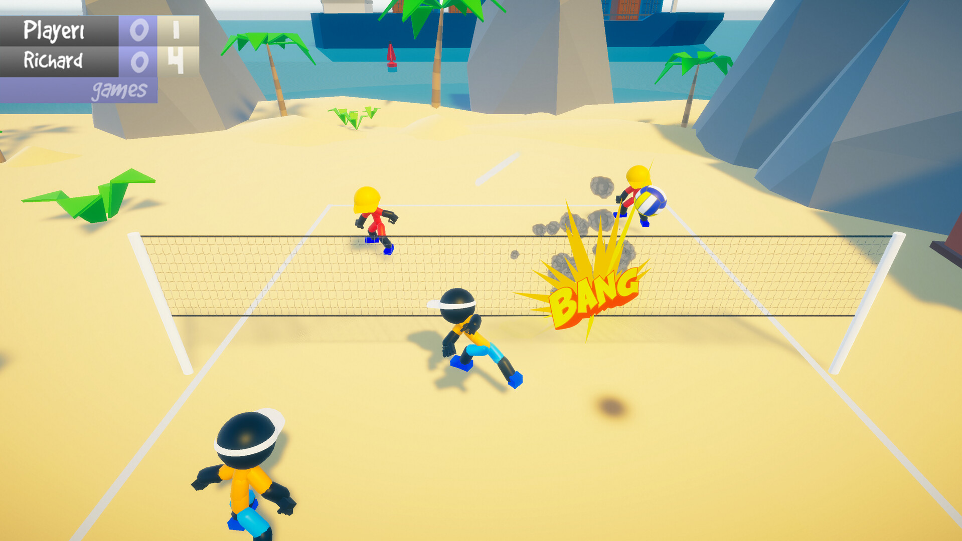 Stickman Beach Volleyball DELUXE Screenshot 6