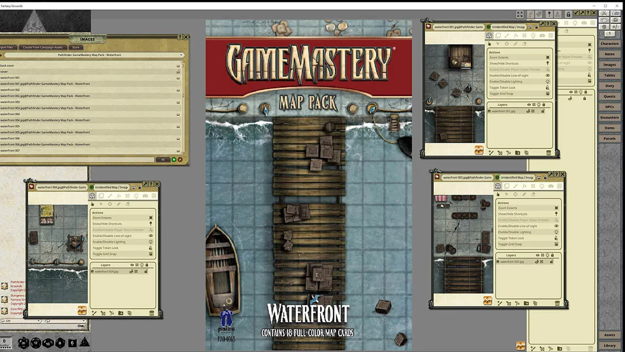 Fantasy Grounds - Pathfinder RPG - Gamemastery Map Pack Waterfront Screenshot 4