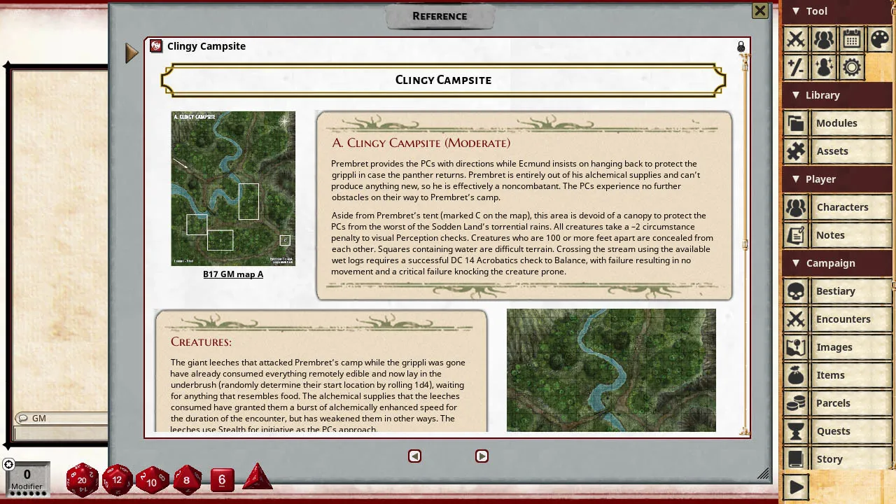 Fantasy Grounds - Pathfinder 2 RPG - Pathfinder Bounty # 17: Sodden Stories Screenshot 3