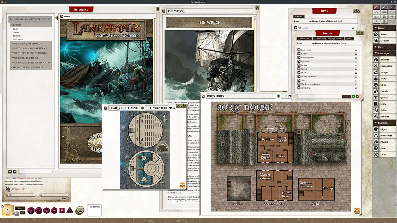Fantasy Grounds - Lankhmar: A Night of Blood and Teeth Screenshot 2
