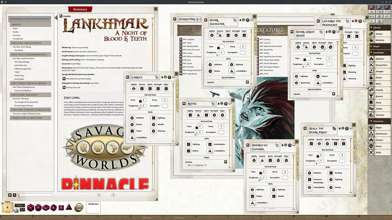 Fantasy Grounds - Lankhmar: A Night of Blood and Teeth Screenshot 0