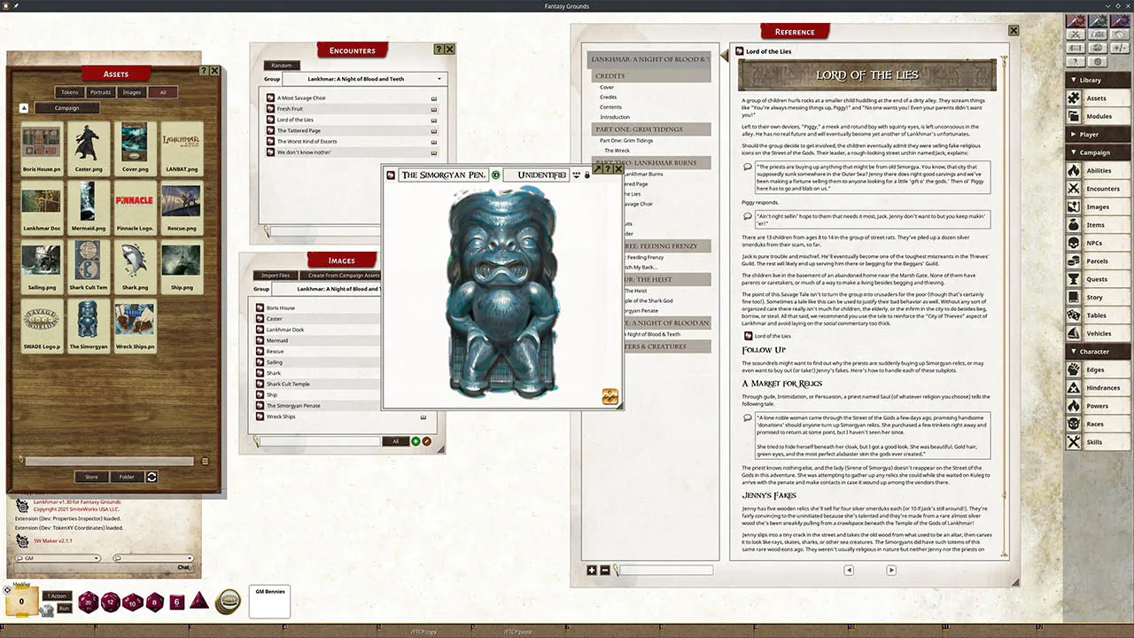 Fantasy Grounds - Lankhmar: A Night of Blood and Teeth Screenshot 4