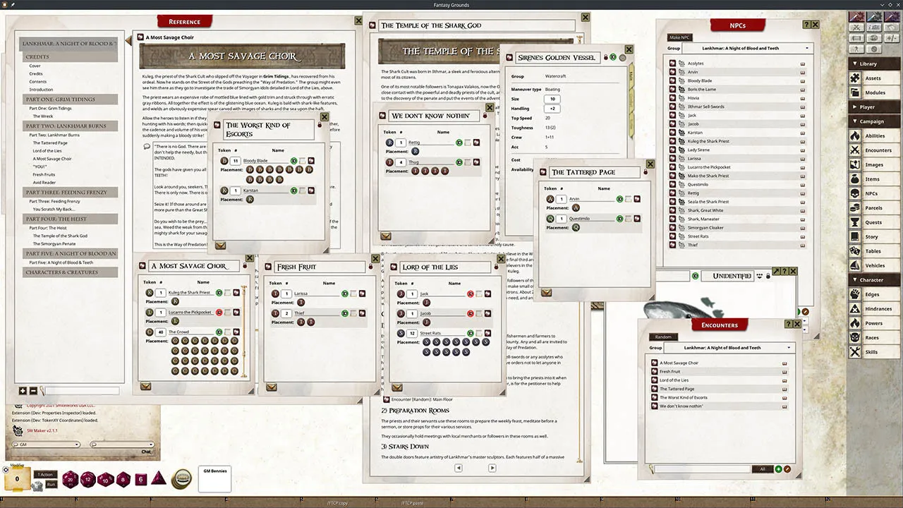 Fantasy Grounds - Lankhmar: A Night of Blood and Teeth Screenshot 1