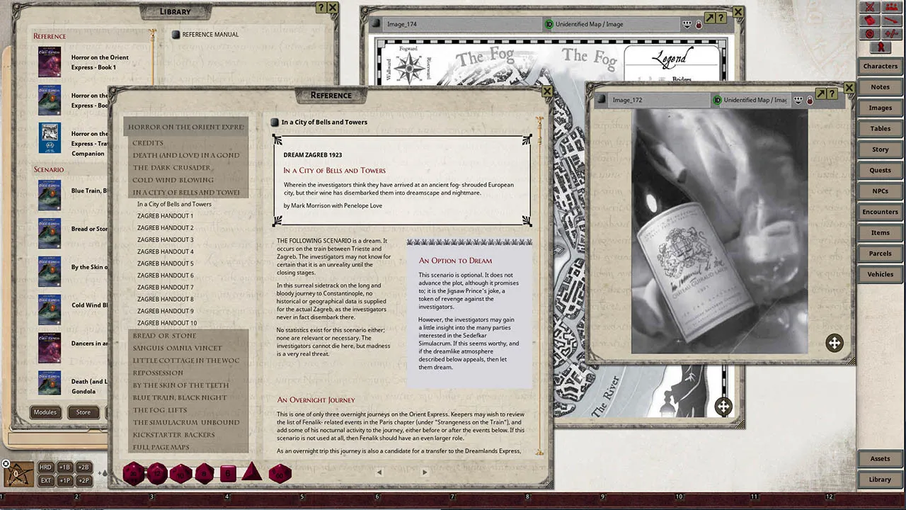 Fantasy Grounds - Horror on the Orient Express Screenshot 3