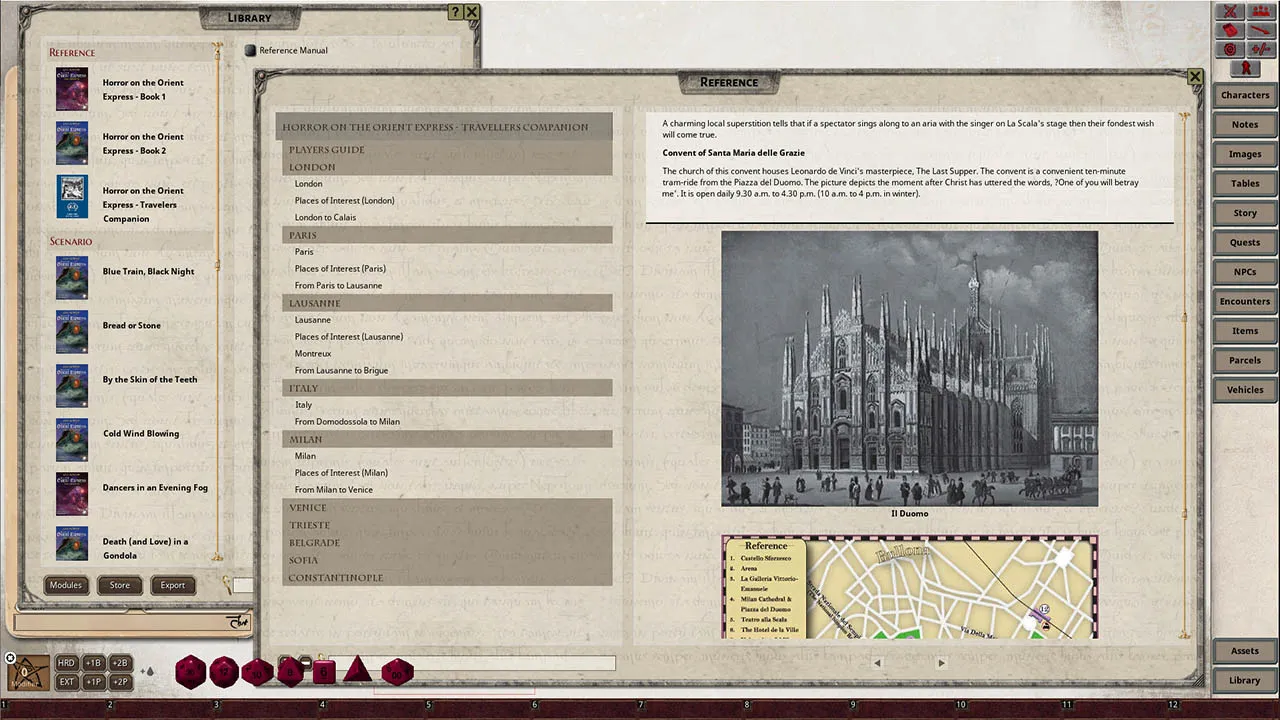 Fantasy Grounds - Horror on the Orient Express Screenshot 2