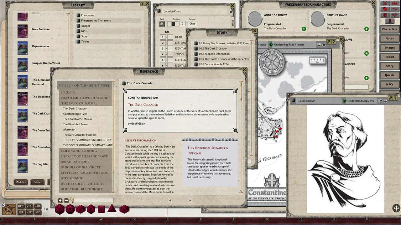 Fantasy Grounds - Horror on the Orient Express Screenshot 4