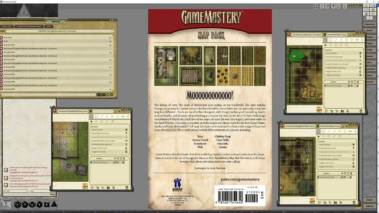 Fantasy Grounds - Pathfinder RPG - Gamemastery Map Pack Farmstead Screenshot 0