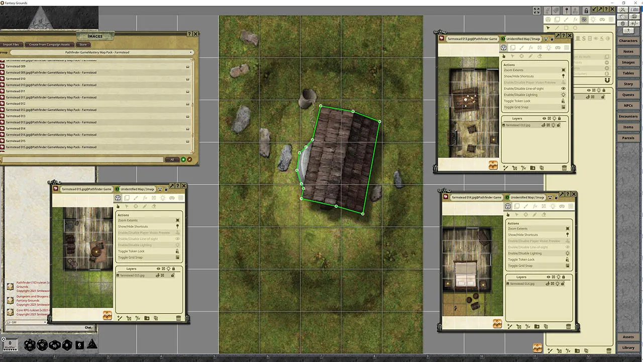 Fantasy Grounds - Pathfinder RPG - Gamemastery Map Pack Farmstead Screenshot 1