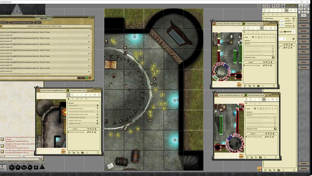 Fantasy Grounds - Pathfinder RPG - GameMastery Map Pack Wizard's Tower Screenshot 4