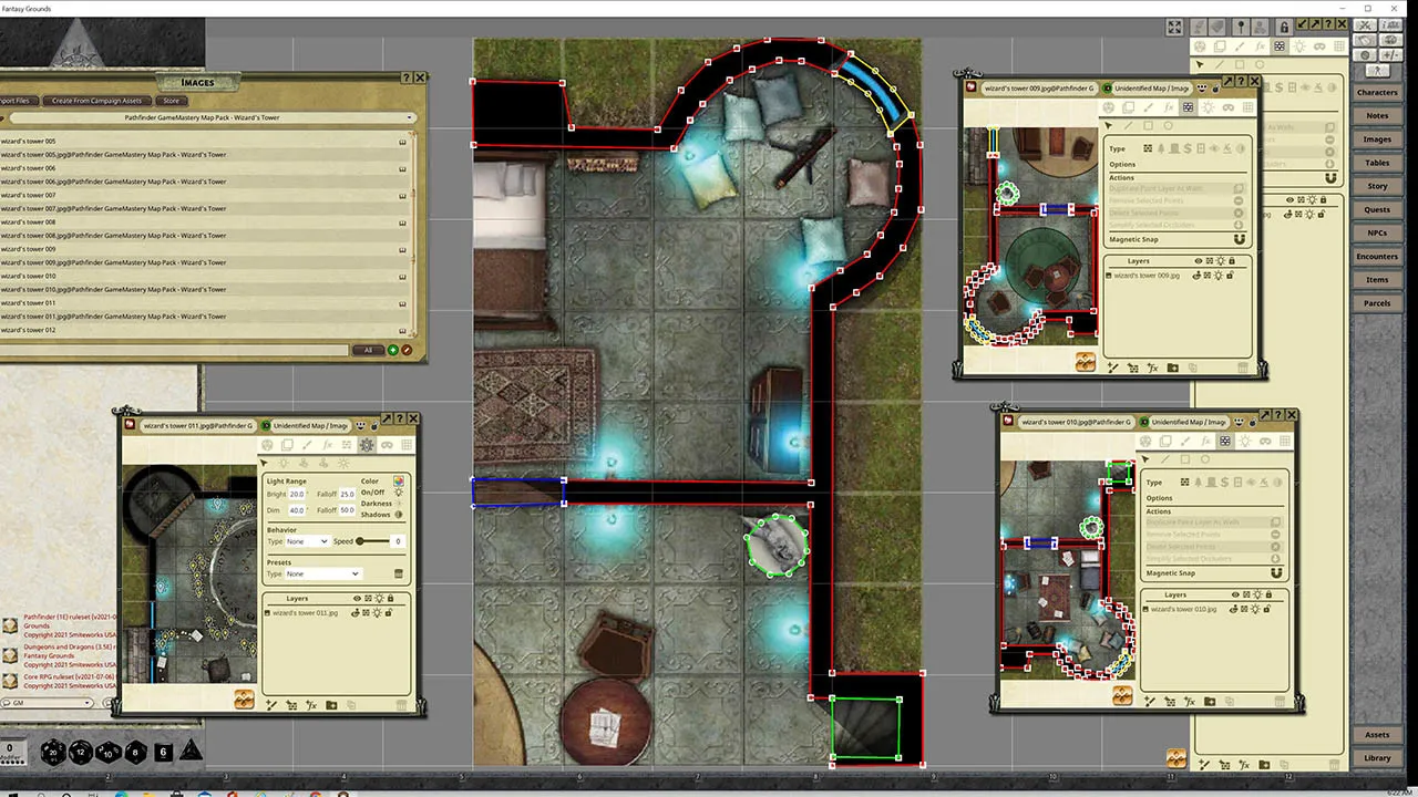 Fantasy Grounds - Pathfinder RPG - GameMastery Map Pack Wizard's Tower Screenshot 2