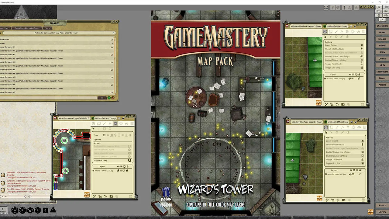 Fantasy Grounds - Pathfinder RPG - GameMastery Map Pack Wizard's Tower Screenshot 3