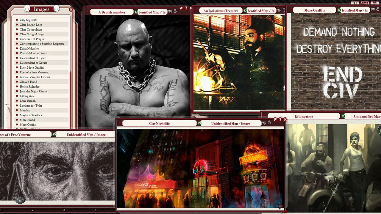 Fantasy Grounds - Vampire: The Masquerade, Anarch Screenshot 2