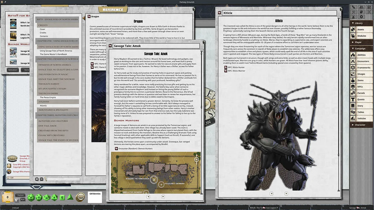 Fantasy Grounds - Savage Rifts: Savage Foes of North America Screenshot 2