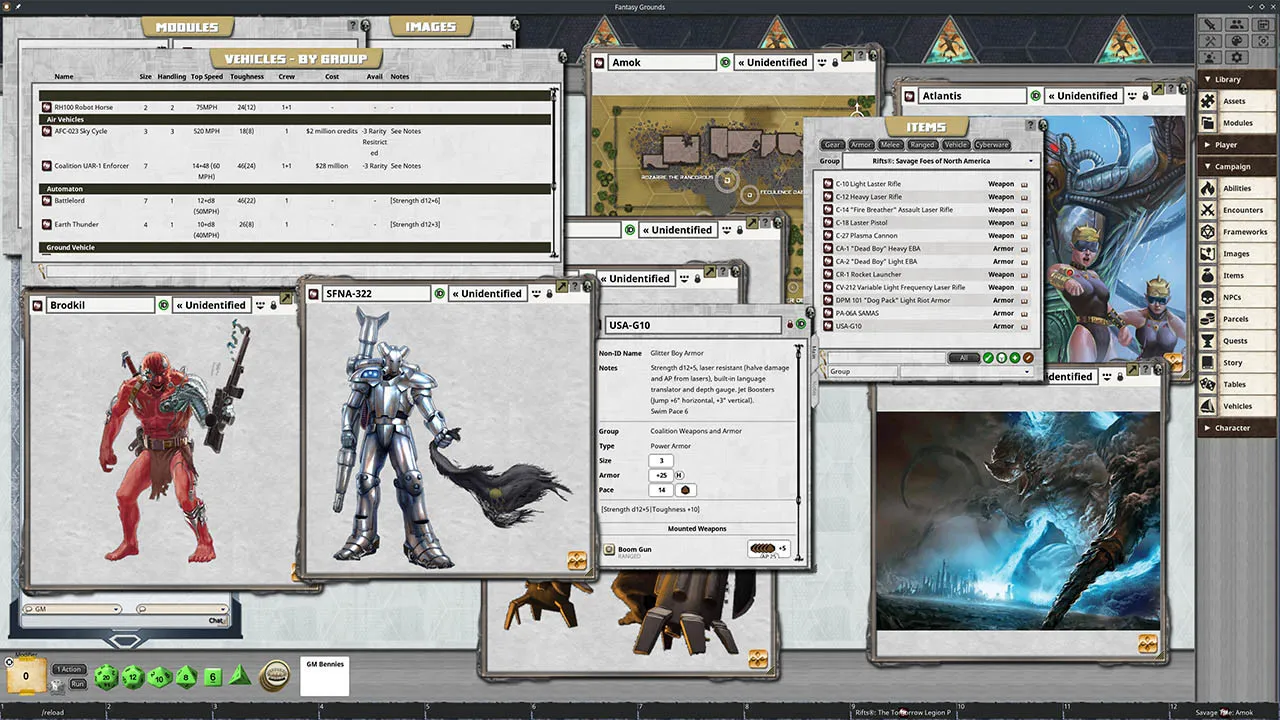 Fantasy Grounds - Savage Rifts: Savage Foes of North America Screenshot 4
