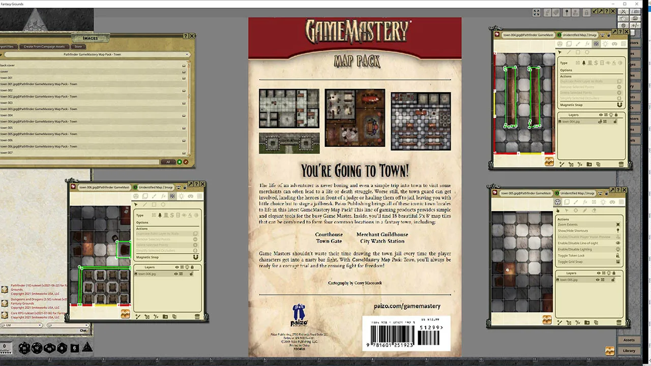 Fantasy Grounds - Pathfinder RPG - GameMastery Map Pack: Town Screenshot 4