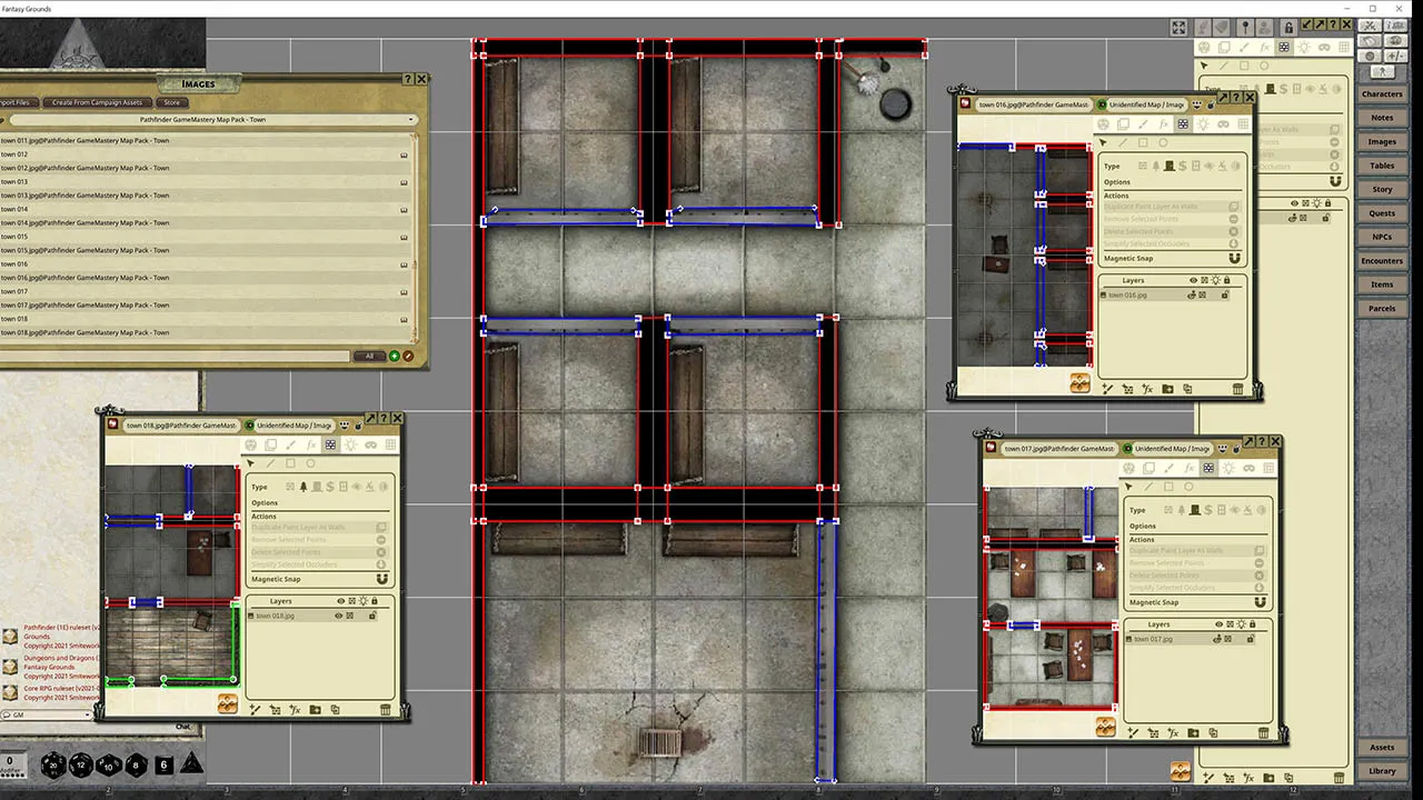 Fantasy Grounds - Pathfinder RPG - GameMastery Map Pack: Town Screenshot 3