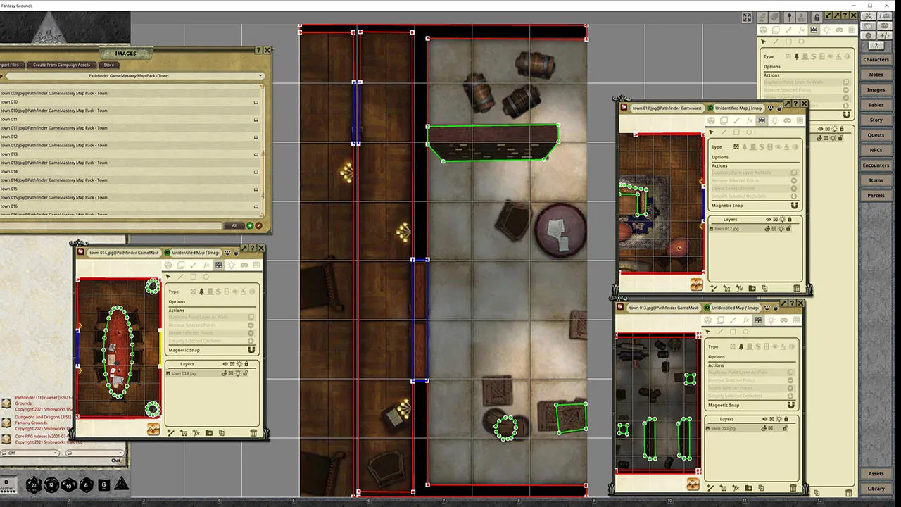Fantasy Grounds - Pathfinder RPG - GameMastery Map Pack: Town Screenshot 0