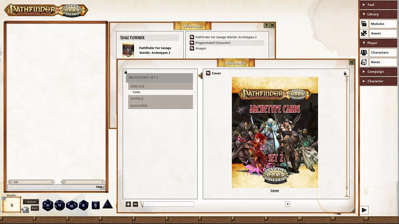 Fantasy Grounds - Pathfinder(R) for Savage Worlds Archetype Set 2 Screenshot 3
