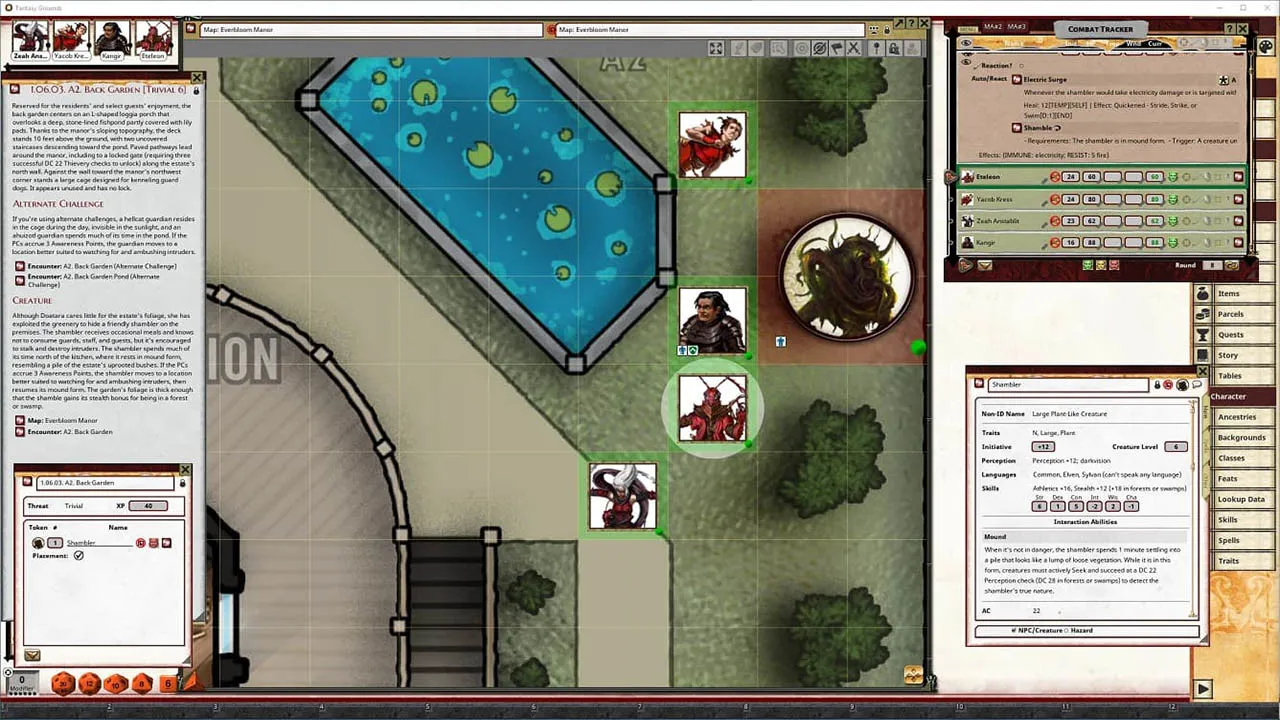Fantasy Grounds - Pathfinder 2 RPG - One-Shot #4: Mark of the Mantis Screenshot 1