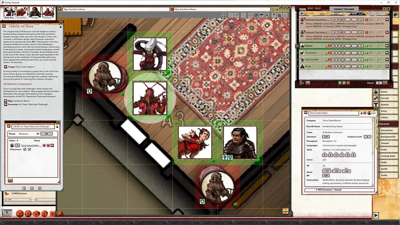 Fantasy Grounds - Pathfinder 2 RPG - One-Shot #4: Mark of the Mantis Screenshot 4