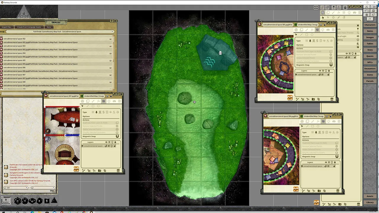 Fantasy Grounds - Pathfinder RPG - GameMastery Map Pack: Extradimensional Spaces Screenshot 2