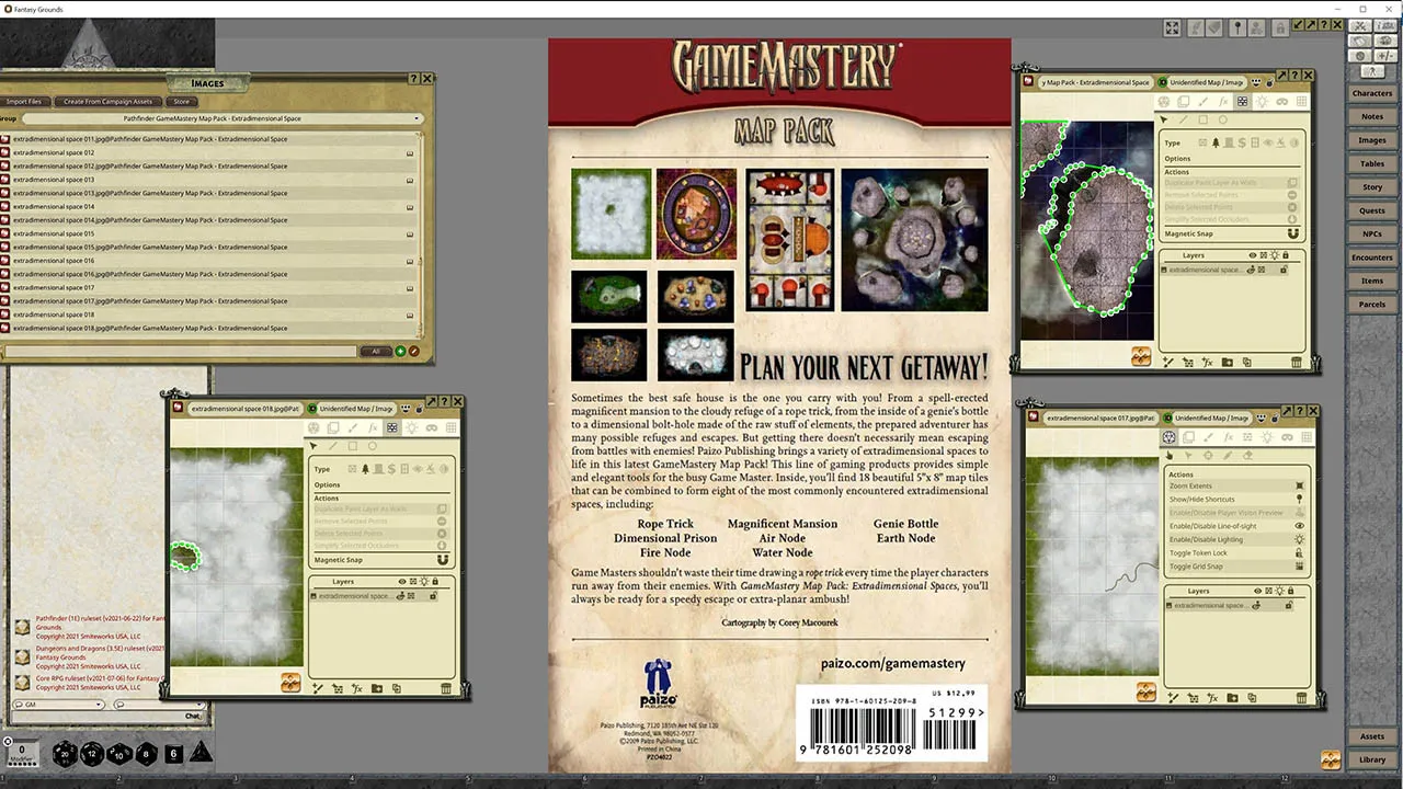 Fantasy Grounds - Pathfinder RPG - GameMastery Map Pack: Extradimensional Spaces Screenshot 3