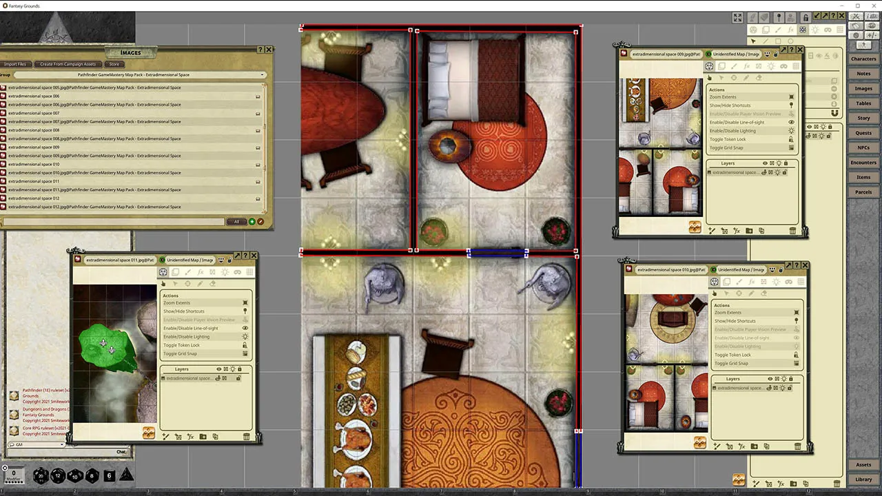 Fantasy Grounds - Pathfinder RPG - GameMastery Map Pack: Extradimensional Spaces Screenshot 0