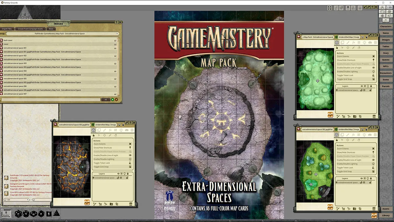 Fantasy Grounds - Pathfinder RPG - GameMastery Map Pack: Extradimensional Spaces Screenshot 1