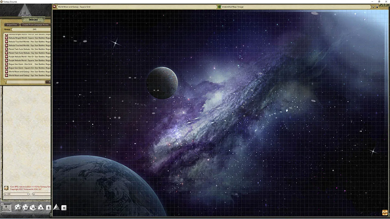 Fantasy Grounds - Star Battles: Rogue Worlds Space Map Pack Screenshot 0