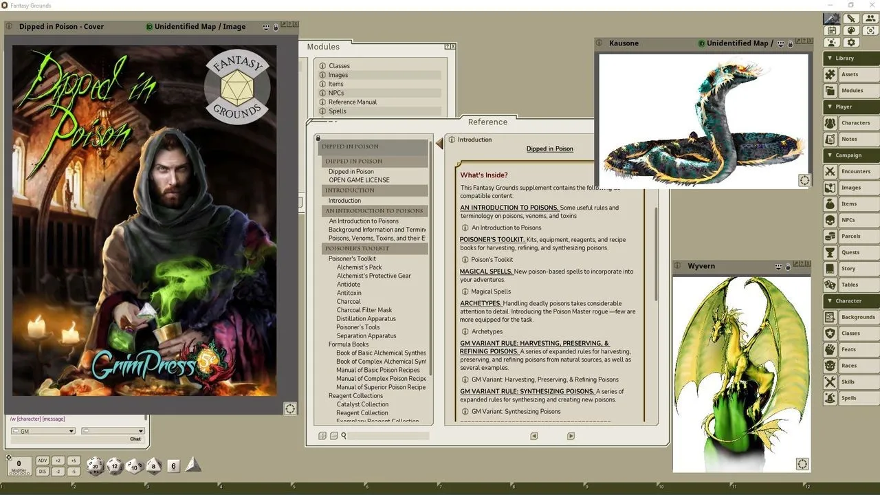 Fantasy Grounds - Dipped in Poison Screenshot 0