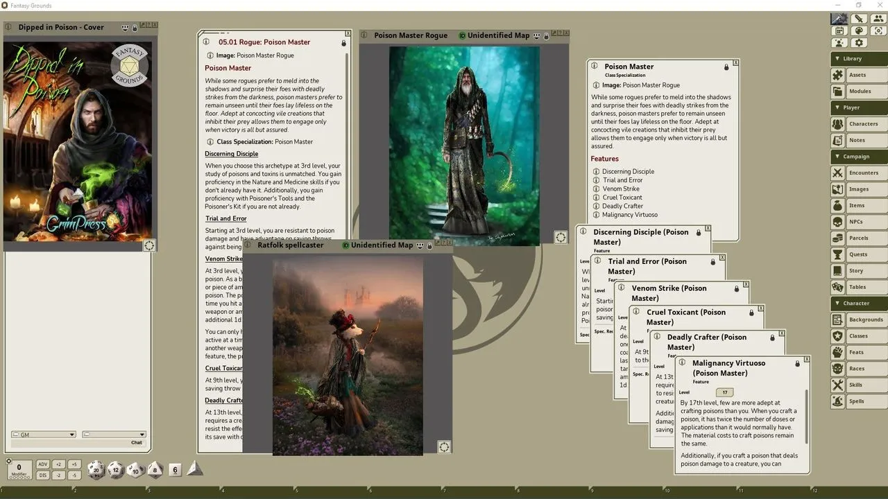 Fantasy Grounds - Dipped in Poison Screenshot 2
