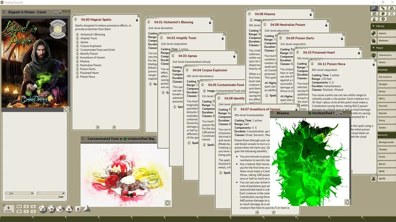 Fantasy Grounds - Dipped in Poison Screenshot 3