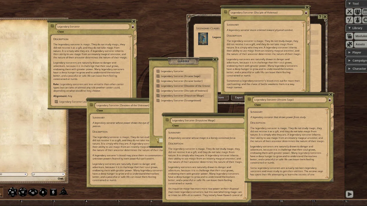 Fantasy Grounds - Legendary Sorcerers Screenshot 1