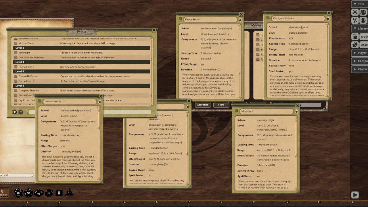 Fantasy Grounds - Legendary Sorcerers Screenshot 2