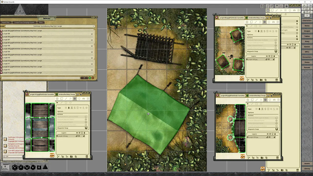 Fantasy Grounds - Pathfinder RPG - GameMastery Map Pack: Jungle Screenshot 3