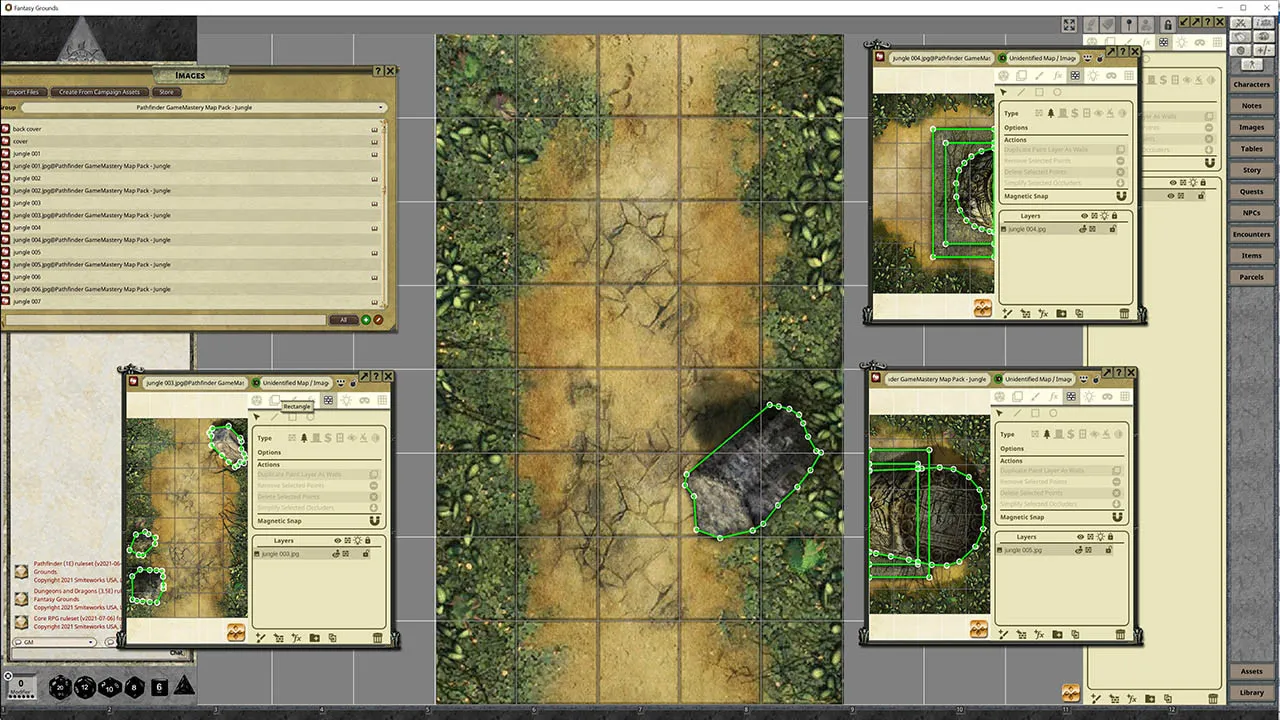 Fantasy Grounds - Pathfinder RPG - GameMastery Map Pack: Jungle Screenshot 1