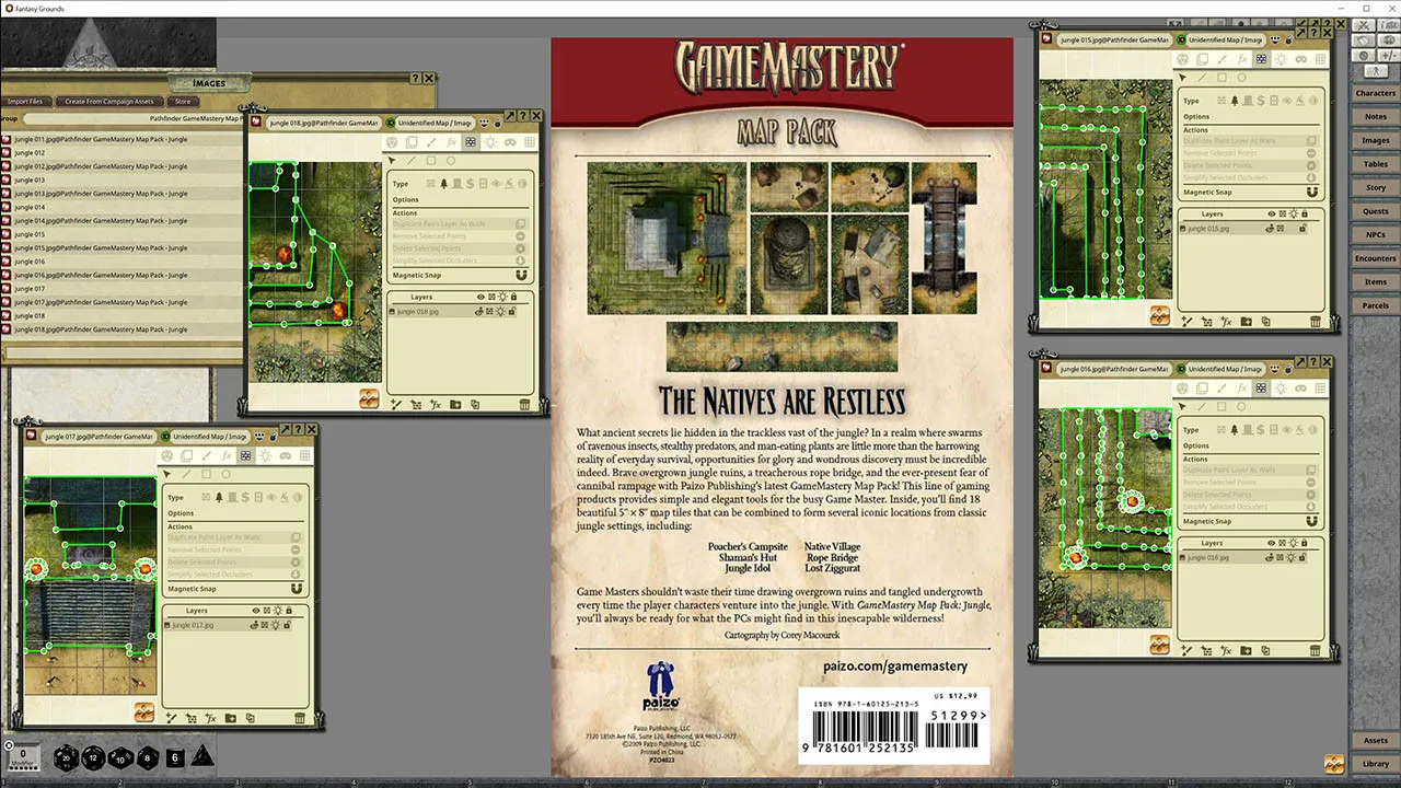 Fantasy Grounds - Pathfinder RPG - GameMastery Map Pack: Jungle Screenshot 4