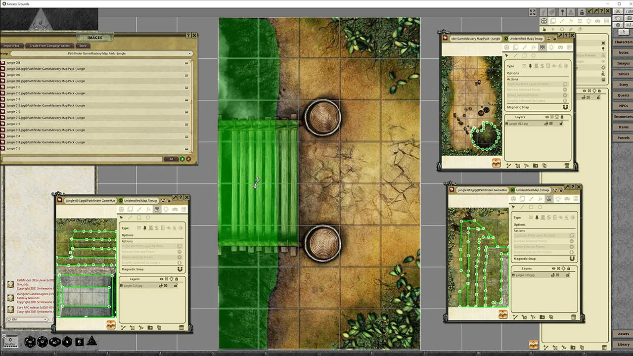 Fantasy Grounds - Pathfinder RPG - GameMastery Map Pack: Jungle Screenshot 0