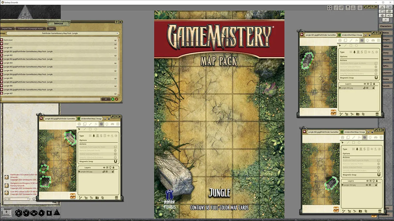 Fantasy Grounds - Pathfinder RPG - GameMastery Map Pack: Jungle Screenshot 2
